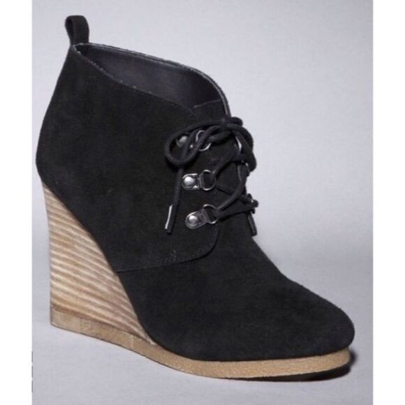 ✨Lace-up Wedge Booties✨  - Picture 1 of 4